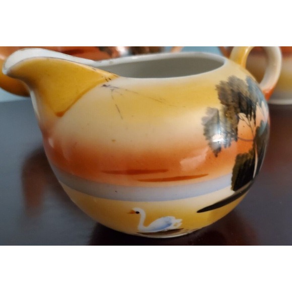 Hand Painted Japanese Teapot Set - Picture 10 of 12